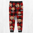 Custom Photo Name Dog Cat - Sweatpants For Men And Women Pet Lovers