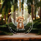 Custom Photo Not A Day Goes By - Memorial Dog Cat Acrylic Ornament
