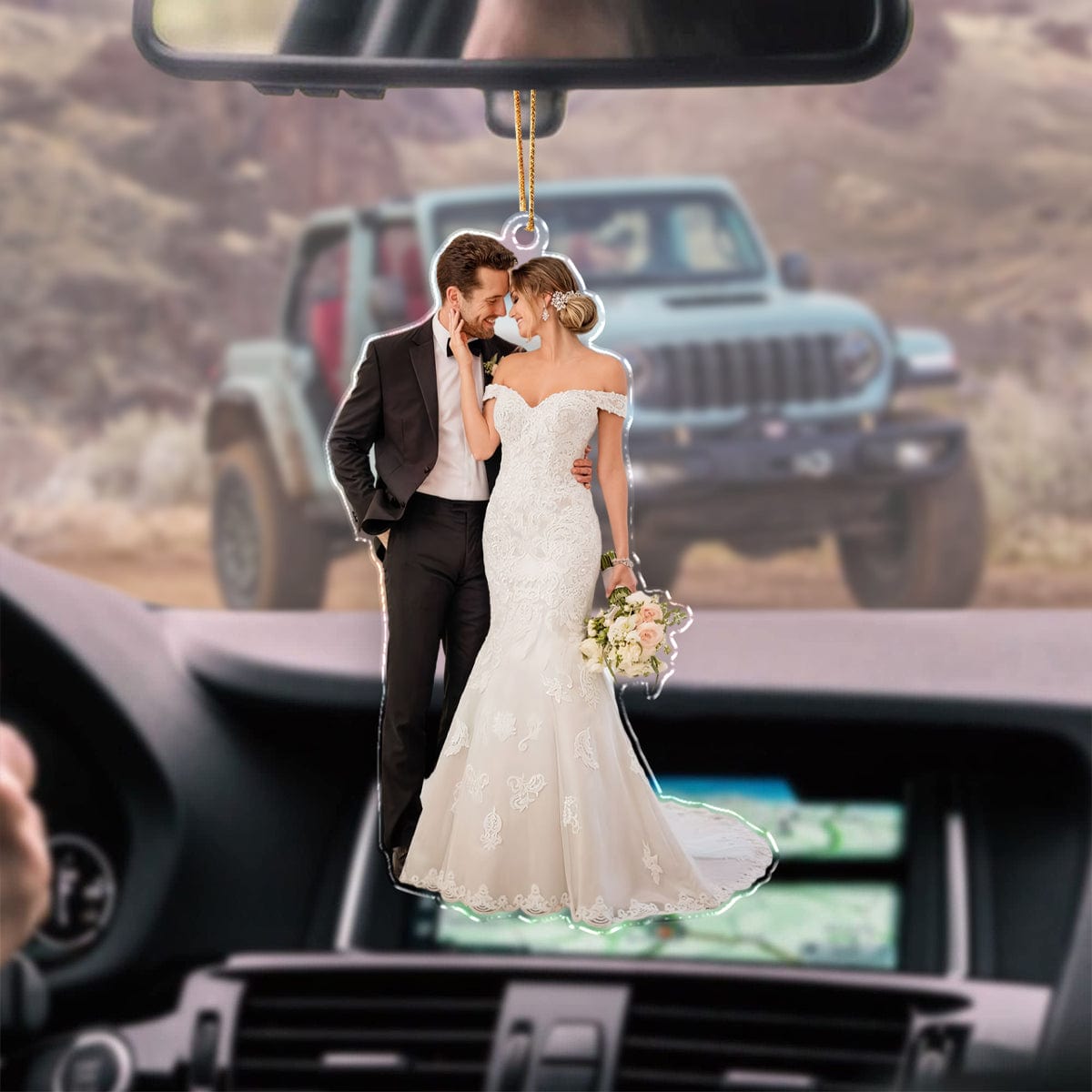 Custom Photo Our Wedding 2025 - Acrylic Ornament