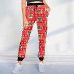 Custom Photo With Christmas Pattern Dog Cat - Sweatpants For Men And Women