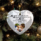 My Soul Knows You Are At Peace - Dog Heart Ornament