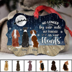 No Longer By Our Side But Forever In Our Heart - Dog Ornament