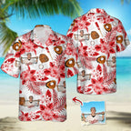 Custom Photo Baseball Hawaiian Shirt - Personalized All-Over Print Gift