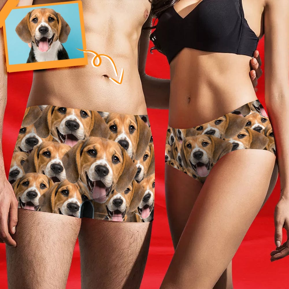 Custom Photo Dog Cat - Men's Boxer Briefs Underwear For Pet Lovers