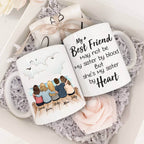 Personalized Best Friend Mug - Wooden Dock - Birthday Gifts For Besties