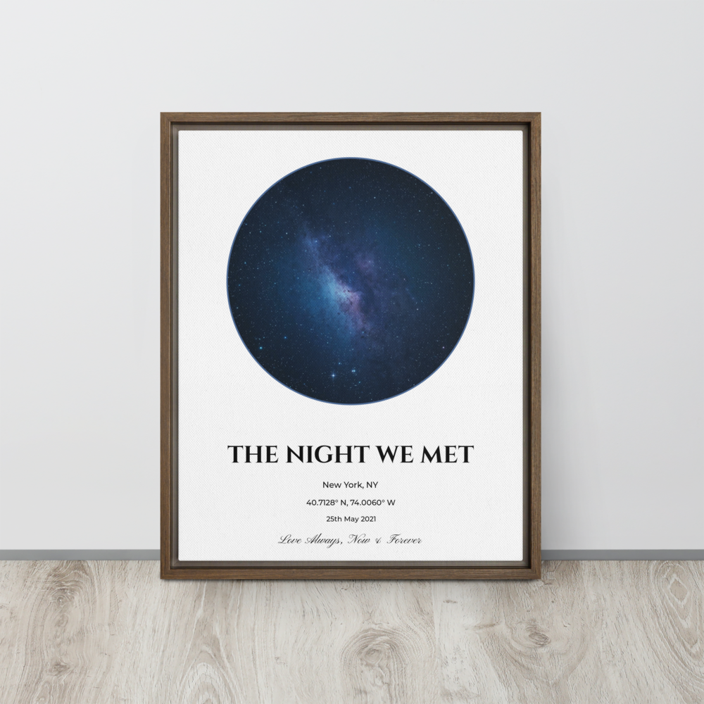 Custom Star Map - Personalized Night Sky Print | Anniversary & Wedding Gift